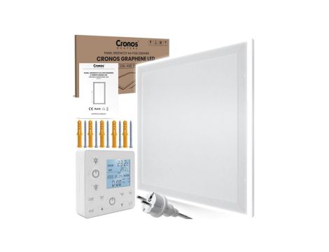 Panel grzewczy IR CRONOS Graphene LED CGL-420TP White Cool