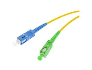 PATCHCORD ŚWIATŁOWODOWY SM SC/UPC-SC/APC SIMPLEX 0,5m