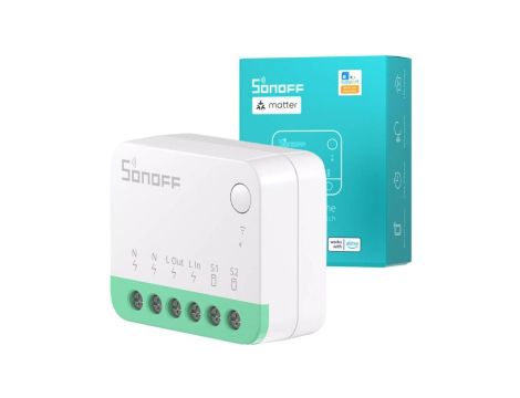 SONOFF Inteligentny przełącznik Wi-Fi 1-kanałowy MINIR4M Matter