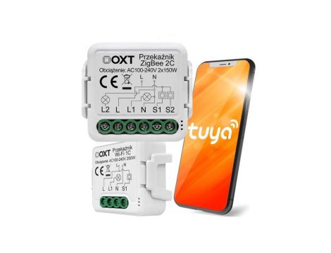 Moduł OXT mini 2 obwody ZigBee Tuya