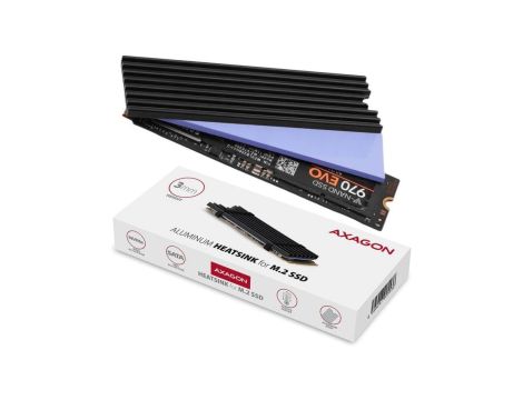 Radiator do dysków Axagon CLR-M2L3 M.2 SSD 3mm