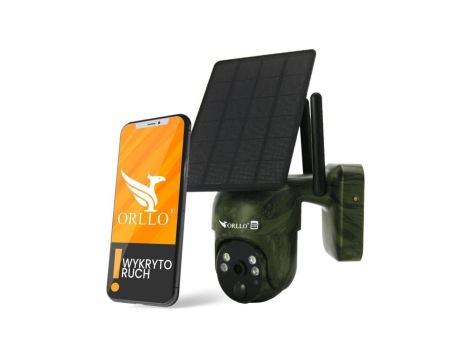 Kamera IP Orllo Bezprzewodowa 4G LTE Obrotowa z Panelem Solarnym ORLLO TZ1 MORO