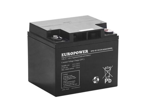Akumulator VRLA AGM 12V 42Ah (żywotność 8-12 lat) EPS 42-12