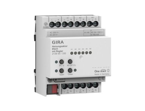GIRA aktor grzewczy 6x regul. KNX ONE 213900