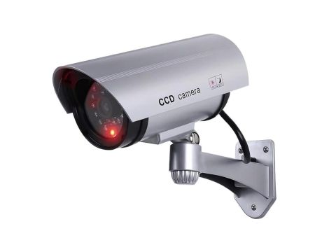 Atrapa kamery tubowej srebrna AT-1B-S