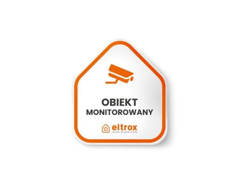 Tabliczka PCV Obiekt Monitorowany Eltrox