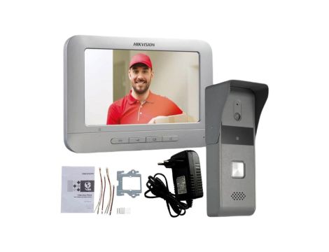 Zestaw wideodomofonowy 1-rodzinny 4-żyłowy DS-KIS203T