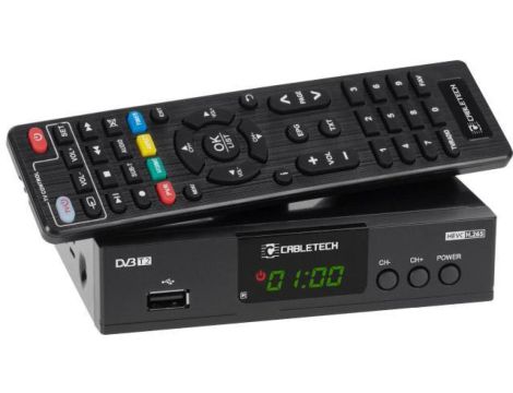 Tuner DVB-T2 H.265 HEVC Cabletech