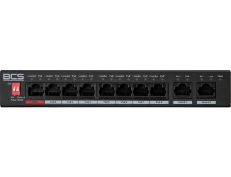 Switch PoE 8-portowy 100Mbps BCS-L-SP0802G(2)