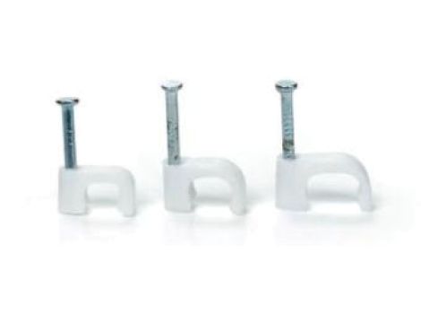 UCHWYT Z GWOŹDZIEM DO PRZEWODÓW PŁASKICH FLOP-P12/6 (100szt.)