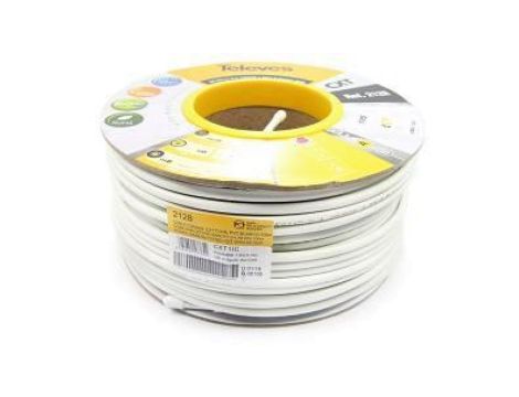 PRZEWÓD KONCENTRYCZNY TELEVES CXT 1.02 CU 79 PVC ref. 2128 - rolka 100m (wewnętrzny)