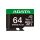 Adata Karta pamięci microSD Speed Plus 64GB UHS1 U3 V30 A2 160/140 MB/s