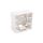 NILOE.Puszka natynkowa jednokrotna 88.5x88.5x40mm IP20 biała 88,5x88,5x40 664798