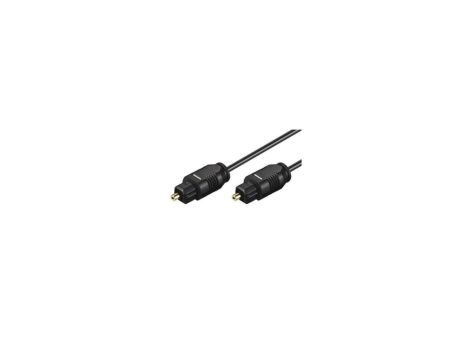 Optyczny Kabel Audio Toslink Cyfrowy SPDIF 1m Czarny