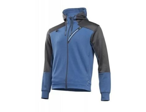 HOGERT BLUZA DRESOWA Z KAPTUREM ERIK NIEBIESKO-CZARNA L (52)