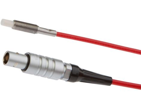 KN056050 Czujnik pojemnościowy, M5x0.5 20long, non-flush, Sn: 5, 250C, podłączenie do wzmacniacza, kabel 2m FEP, IP67