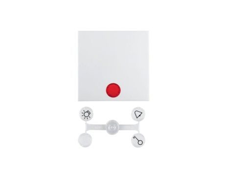 BERKER one.platform B.Kwadrat Klawisz poj. podśw. biały 5316218999