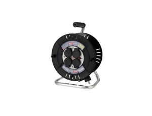 Przedłużacz bębnowy 4-gniazdowy ,IP44, czarny, 3X1,5mm 30m 310.030.302 HOROZ ELECTRIC