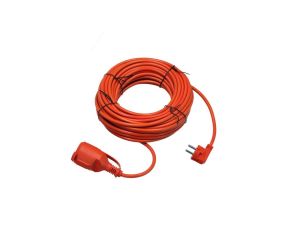 Przedłużacz ogrodowy pomarańczowy 20m (3X1,5mm) IP44, gniazdo Schuko HOROZ ELECTRIC