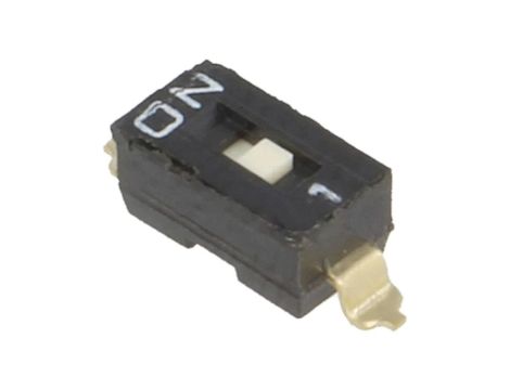 Przełącznik DIP-SWITCH Ilość sekcji 1 ON-OFF 0,025A/24VDC A6S-1101-H