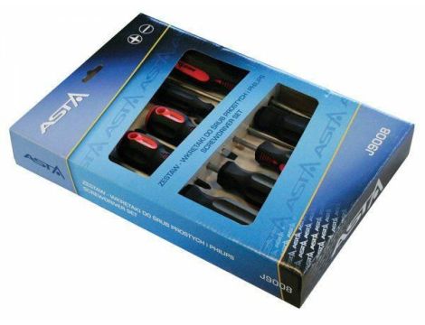 ASTA WKRĘTAKI PROSTE/PHILLIPS-ZESTAW 8 SZT.