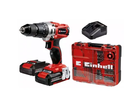EINHELL WIERTARKO-WKRĘTARKA TE-CD 18/2 Li-i +64 (2x2,0 Ah)