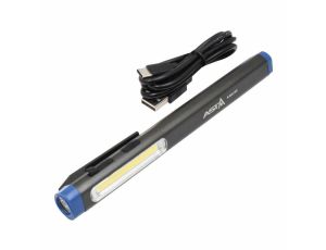 ASTA LAMPA AKUMULATOROWA DŁUGOPISOWA  LED COB 300LM Z MAGNESEM