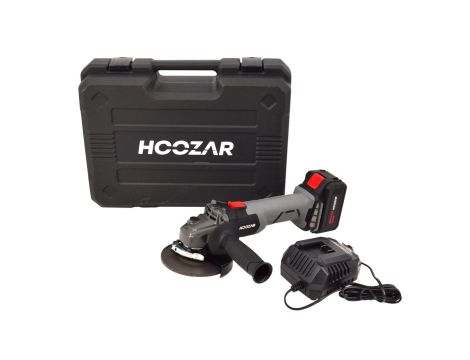 HOOZAR SZLIFIERKA KĄTOWA BEZSZCZOTKOWA 125mm 18V 1x5.0Ah AG25BL-T1 - 5