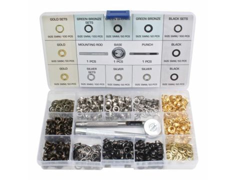 ASTA ZESTAW NARZĘDZI DO PRZELOTEK Z OCZKAMI 5MM - 403 ZESTAWÓW