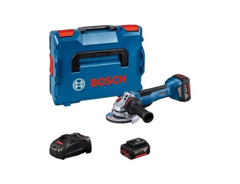 SZLIFIERKA KĄTOWA AKUMULATOROWA 125MM GWS 18V-10P 2*5.0AH