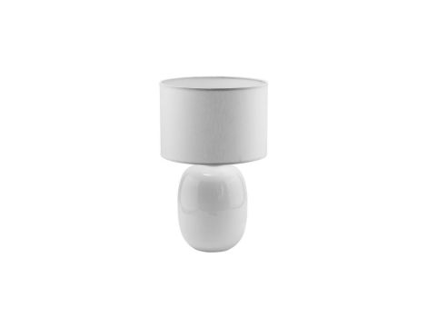 Lampka nocna biała szklana z abażurem MELODY WHITE 5985 TK Lighting
