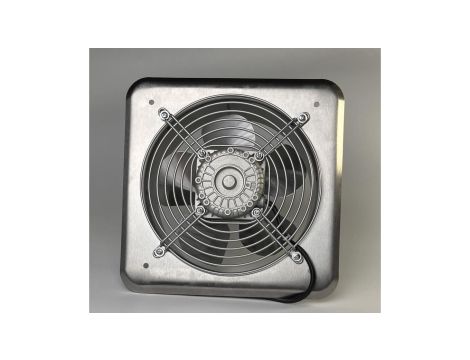 Wentylator ścienny przemysłowy kwadratowy C200 wyciągowy, fi 200 mm, 410 m3/h