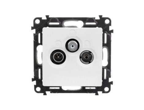 VALENA LIFE Gniazdo antenowe RTV/SAT końcowe biały 753152