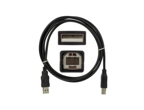 NEKU Kabel drukarkowy USB 2.0 A / B (wtyk / wtyk) czarny 1,8m