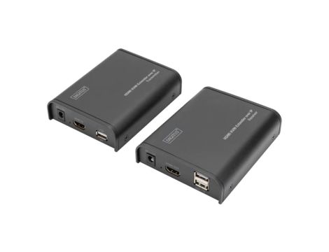 DS-55202 Urządzenie przełącznik KVM czarny Kat 5,5e,6