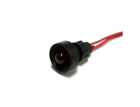 Lampka LED czerwona 230V AC/DC (klosz 10mm)
