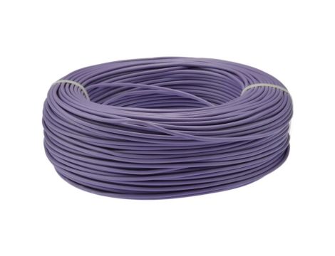 Przewód instalacyjny H05V-K / LgY 0,75 500V fioletowy linka giętka Elektrokabel 10m