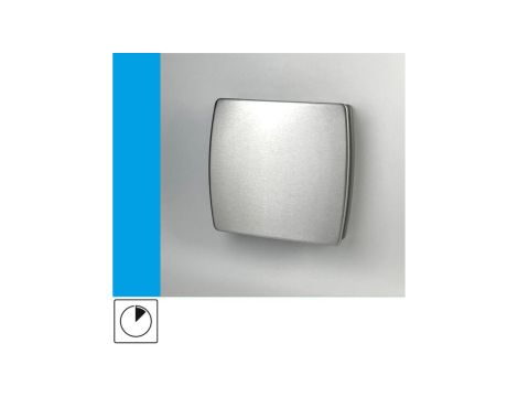 Wentylator domowy Eol F10TINOX wyłącznik czasowy, fi 100 mm, front stalowy