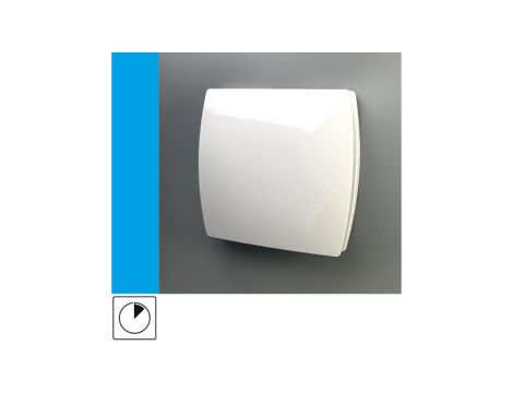 Wentylator domowy Eol F15T wyłącznik czasowy, fi 150 mm, kolor biały