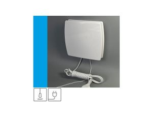 Wentylator domowy Eol F10 przewód z wtyczką, fi 100 mm, kolor biały