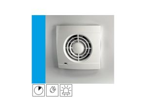 Wentylator domowy Aero VS100HT czujnik wilgotności z opóźnieniem czasowym, kontrolka LED, fi 100 mm, kolor biały