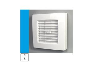 Wentylator domowy Atol 100AB automatyczna żaluzja, STANDARD, fi 100 mm, kolor biały