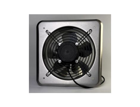 Wentylator ścienny przemysłowy kwadratowy C200-ECO wyciągowy, fi 200 mm, 400 m3/h
