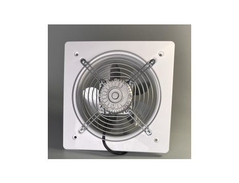 Wentylator ścienny przemysłowy kwadratowy D200 wyciągowy, fi 200 mm, 345 m3/h
