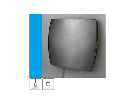 Wentylator domowy Eol F15INOX przewód z wtyczką, fi 150 mm, kolor biały