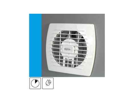 Wentylator domowy Eol 120HT czujnik wilgotności z opóźnieniem czasowym, fi 120 mm, kolor biały