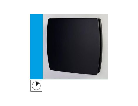 Wentylator domowy F10T Onyx wyłącznik czasowy, fi 100 mm, kolor czarny