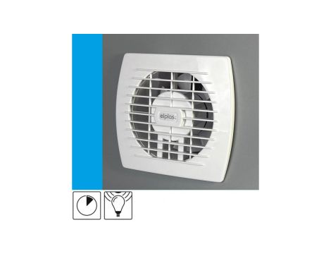Wentylator domowy Eol 120FT fotokomórka z opóźnieniem czasowym, fi 120 mm, kolor biały