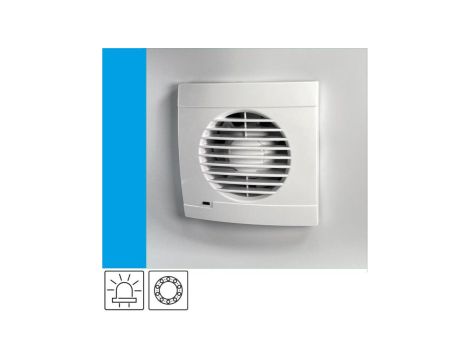 Wentylator domowy Aero RK100L kontrolka LED, łożysko kulkowe, fi 100 mm, kolor biały