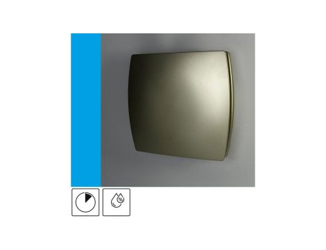 Wentylator domowy Eol F15HTGF czujnik wilgotności z opóźnieniem czasowym, fi 150 mm, kolor złoty